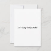 Rode Vos Verleiding Verjaardag Bedankkaart (Achterkant)