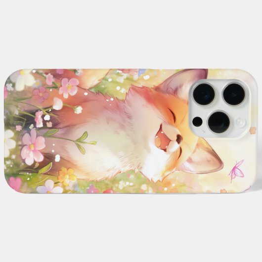 Rode Vos Weide Melodie Case-Mate iPhone Case (Achterkant (horizontaal))