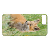 Rode voskit in gras bij hol Case-Mate iPhone case (Achterkant (Horizontaal))