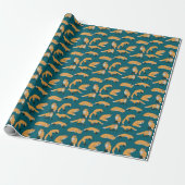Rode Vossen Cadeaupapier (Uitgerold)