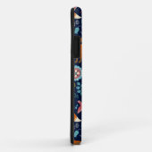 Rode Vossen Vogels & Kleurrijk Bloemen Patroon Case-Mate iPhone Case (Achterkant/rechts)