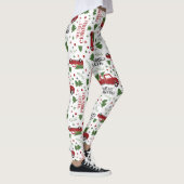  Rode Vracht met kerstboom Leggings (Rechts)
