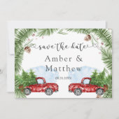  Rode Vrachtwagen bespaart de Kaarten op de datum (Voorkant)