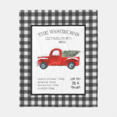  rode vrachtwagen boerderij familienaam deken (Voorkant)