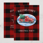  rode vrachtwagen Buffalo speelde kerstfeest in Kaart (Voorkant / Achterkant)