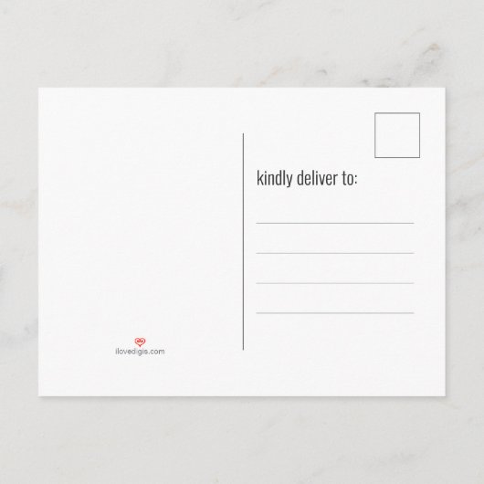 rode vrachtwagen dennenboom kerstfeest uitnodiging briefkaart (Achterkant)