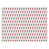 Rode vrachtwagen en boom tafelkleed (Voorkant (Horizontaal))