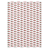 Rode vrachtwagen en boom tafelkleed (Voorkant)