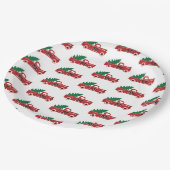 Rode vrachtwagen en bord (Gekanteld)