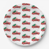 Rode vrachtwagen en bord (Voorkant)