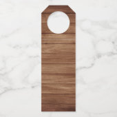  rode vrachtwagen kerst | Boerderij flesje Label (Achterkant)