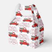  Rode Vrachtwagen Kerst Favor Gift Box Bedankdoosjes (Achterkant)