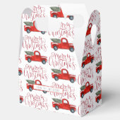  Rode Vrachtwagen Kerst Favor Gift Box Bedankdoosjes (Geopend)