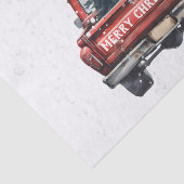 Rode Vrachtwagen Kerst Tissuepapier (Detail)