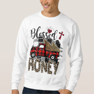 Rode vrachtwagen Leopard gezegend Honing beste cad Trui