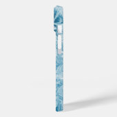 rode  vrachtwagen op een blauwe sneeuwvlok Case-Mate iPhone case (Achterkant / Links)