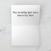 rode  vrachtwagen op een blauwe sneeuwvlok feestdagen kaart (Binnen)