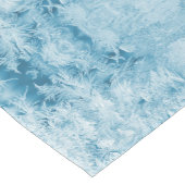 rode  vrachtwagen op een blauwe sneeuwvlok korte tafelloper (Hoek)