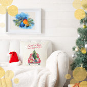  rode vrachtwagen Santa Claus Kussen