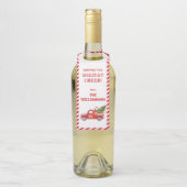  Rode Vrachtwagen Snoep Streep Kerstvakantie Flessenhanger (Op fles)