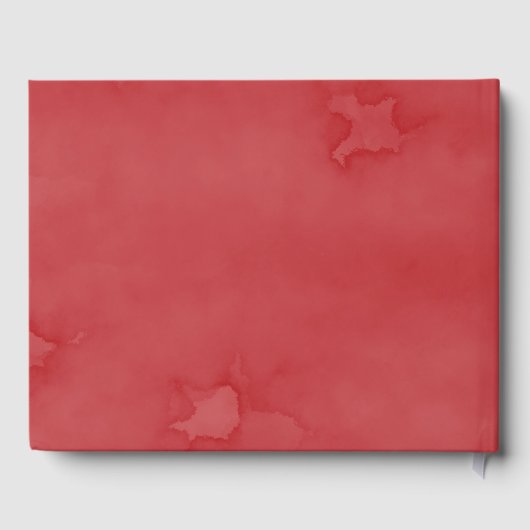  Rode Vrachtwagen Snow-kerstbruiloft Gastenboek (Achterkant)