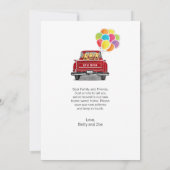  rode vrachtwagenballonnen labrador honden verplaa aankondiging (Achterkant)