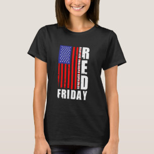 Rode vrijdag Eer de veteranen 2021i Waarderings Q T-shirt