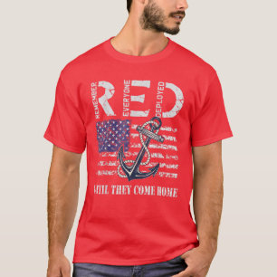 Rode Vrijdag militairen implementeren de Amerikaan T-shirt