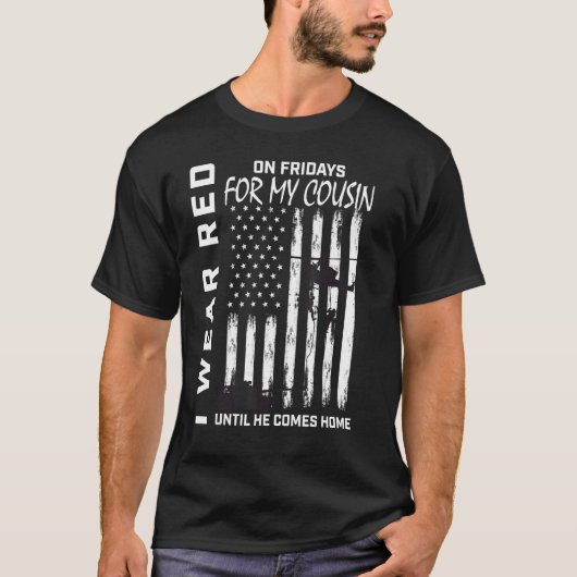 Rode vrijdag Onthoud iedereen die neef Ameri heeft T-shirt (Voorkant)