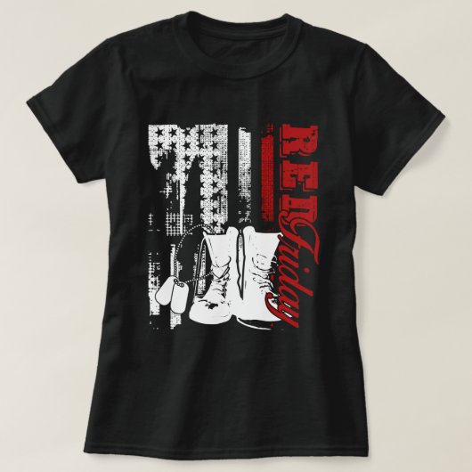 Rode vrijdag shirt, rode vrijdag t-shirt (Design voorkant)