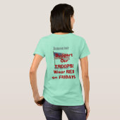 Rode vrijdag t-shirt (Achterkant volledig)