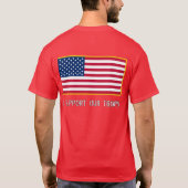 Rode vrijdag t-shirt (Achterkant)