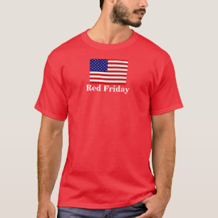 Rode vrijdag t-shirt