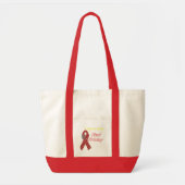 Rode vrijdag tote bag (Voorkant)