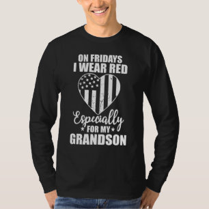 Rode Vrijdag voor de militaire troepen van mijn kl T-shirt