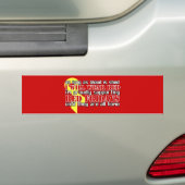 Rode Vrijdagen Bumpersticker (Op auto)