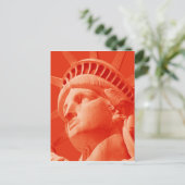 Rode Vrijheidsbeeld Briefkaart (Staand voorkant)