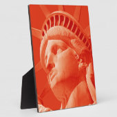 Rode Vrijheidsbeeld Fotoplaat (Zijkant)