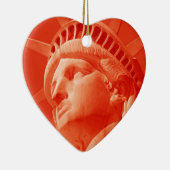 Rode Vrijheidsbeeld Keramisch Ornament (Rechts)