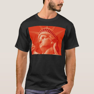 Rode Vrijheidsbeeld T-shirt