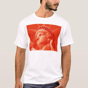Rode Vrijheidsbeeld T-shirt