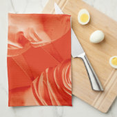 Rode Vrijheidsbeeld Theedoek (Quarter Fold)