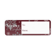 Rode Vrolijk en Heldere Sneeuwvlokken Naar en Van