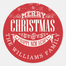 Rode vrolijke kerst en een gelukkig nieuwjaar