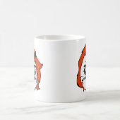 Rode Vrouwelijk me het Grappige Gezicht Meme van Koffiemok (Center)