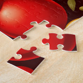 Rode Vruchten Patroon Legpuzzel (Zijkant)