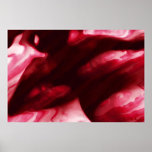 Rode vruchten van passie poster (Voorkant)