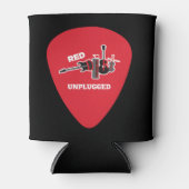 Rode Vuil Unplugged Pick Can en Flessenkoeler Blikjeskoeler (Voorkant)