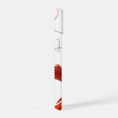 Rode Vuurdraak Kunst | Mythisch Vlam Draak Ontwerp iPhone 15 Case (Rechterkant)
