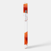 Rode Vuurdraak Kunst | Mythisch Vlam Draak Ontwerp iPhone Hoesje (Linkerkant)